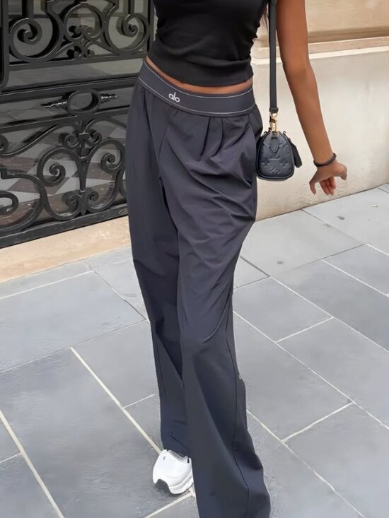 ALO Yoga Pants - 🌼Alo Yoga Suit Up Trouser Dark Grey Regular (30" Inseam)🖤